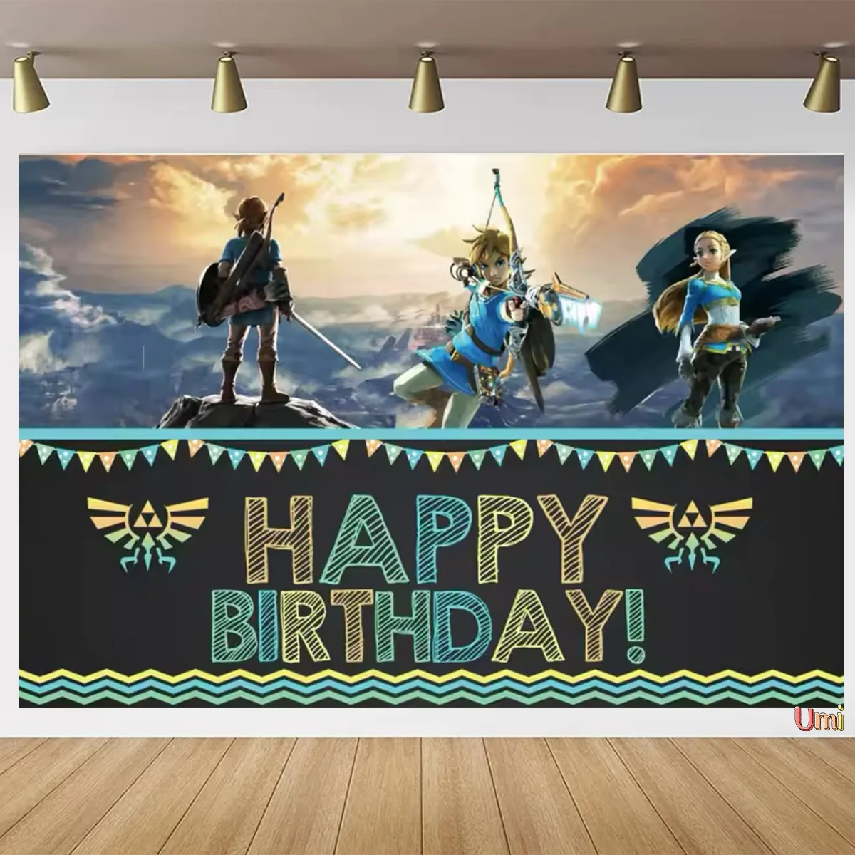 Umi мультфильм игра Приключения фон Зельда искусственная украшение фотостудия