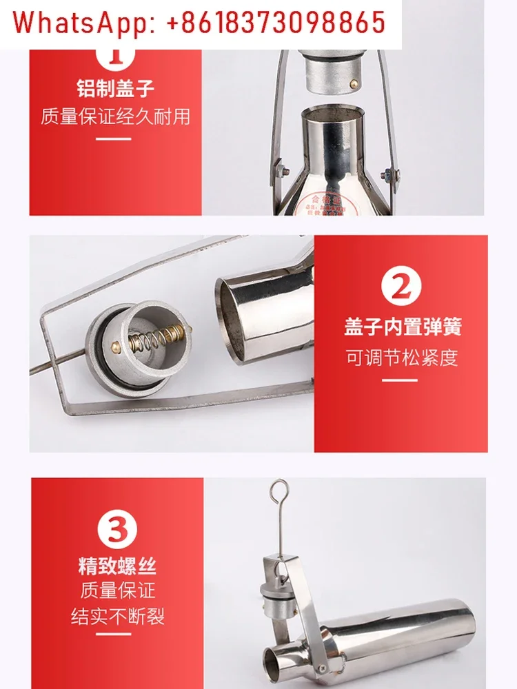 Медный бочонок для отбора проб Нижний пробоотборник Пробоотборник из