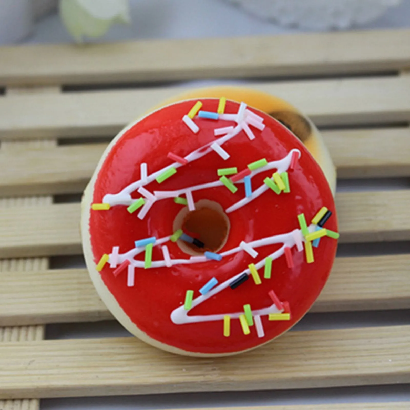 

Cymbal Toy Bumpy Ball Toy Simulation Bread French Fake Soft Fragrant Bread Cake Food Toy Model Decoration Shooting Props