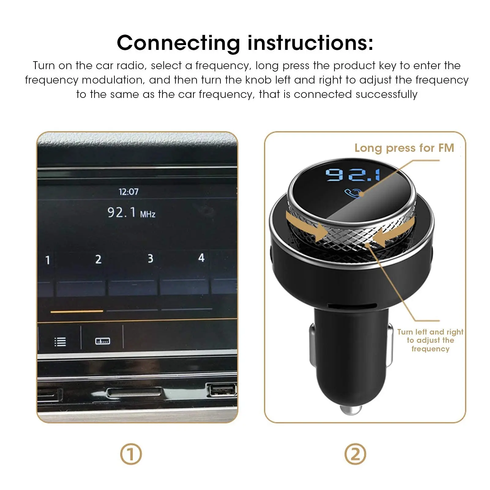 Автомобильный Bluetooth-плеер автомобильный MP3 музыкальный плеер QC3.0 быстрое