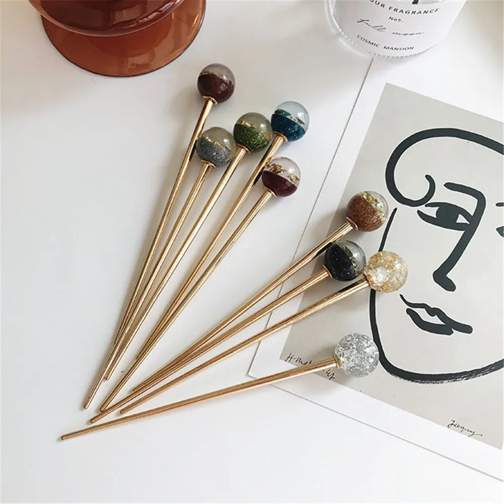 

Women Hairpin Girl Starry Sky Hair Pin Clip Hairpin Hair Sticks Handmade Barrette Hairpins Hair Accessories Jewelry Gift