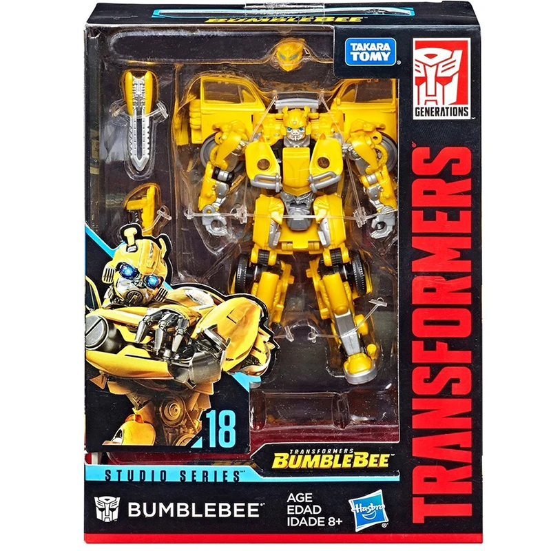 

Hasbro Transformers Studio Series SS18 Bumblebee Deluxe Class Action Movie Figure Birthday Gifts Collectible Car Toys Models