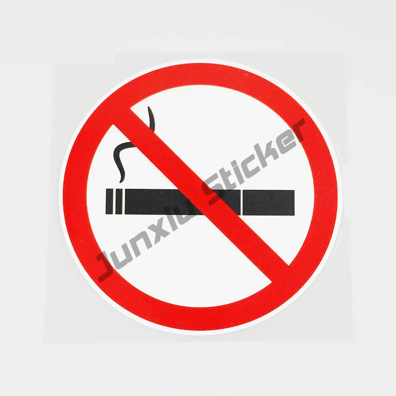 

Car Decoration Decor Pcs Smoking Is Forbidden Here PVC Water Proof Decal Car Decoration Sticker Warning Signs KK12*12cm