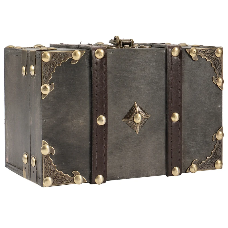 Деревянный ящик для хранения в европейском стиле ретро домашний украшение