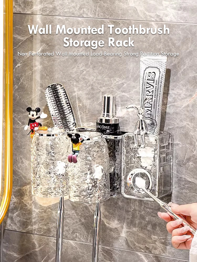 Стеллаж для хранения зубных щеток в ванную комнату многофункциональный Набор