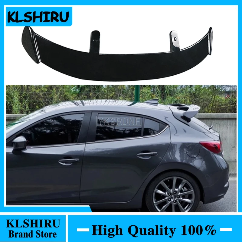 

Внешний задний спойлер из АБС-пластика, украшение для багажника, крыло багажника, автомобильный Стайлинг для Mazda 3 Axela Hatchback 2014 2015 2016 2017