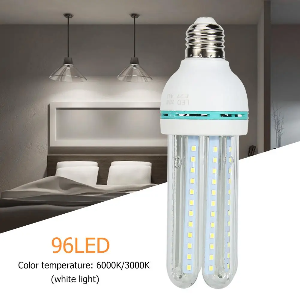 

E27 LED Lamp SMD 2835 48 80 96 120LED Corn Light Bulb Chandelier Home Lighting Stable Performance No Heating Safety