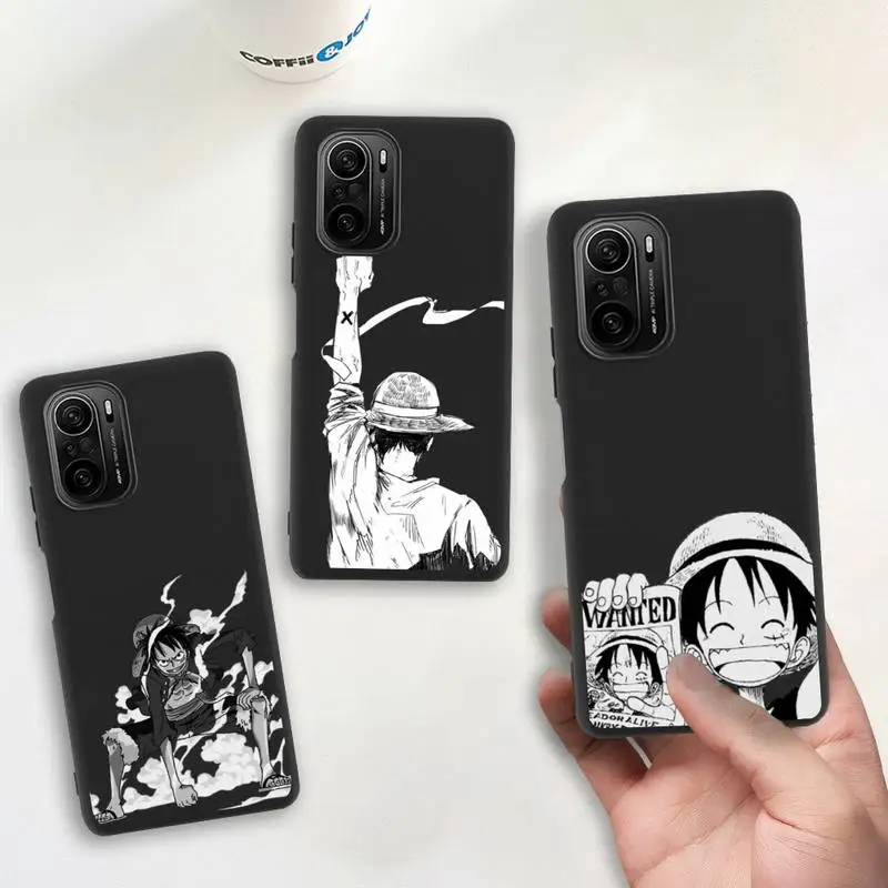 

Japan Anime One Piece Luffy Zoro Phone Case For Redmi 9A K20 K30 K40 Note 11E 11S 11 10 9 Pro Silicone Soft Cover