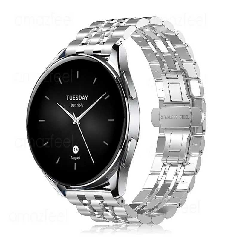 

Stainless Steel Strap For Xiaomi Watch S1 Active Smart Watch Bracelet Metal Bracelets For Xiaomi Watch S2 42mm 46mm Watch Band