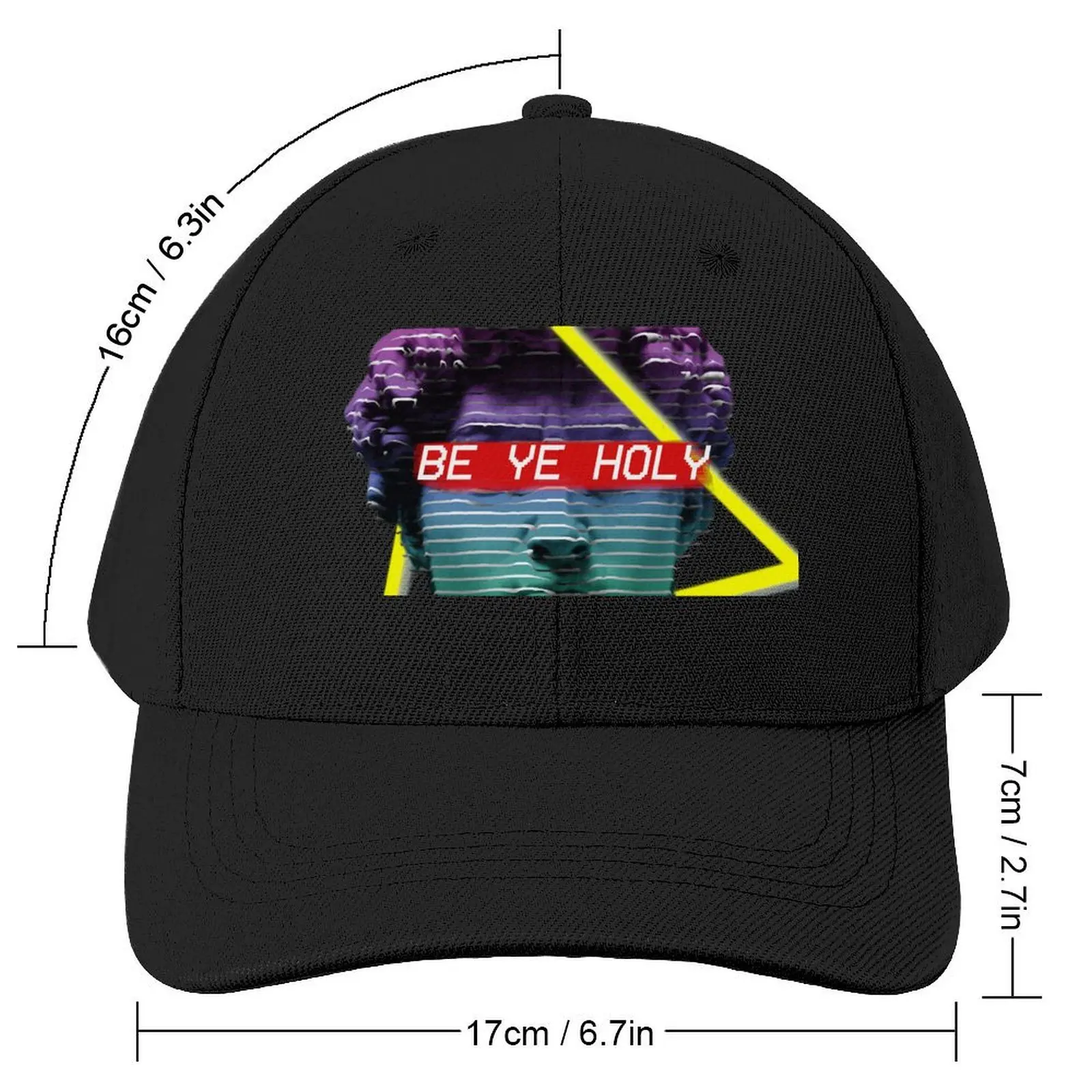 Бейсболка Be Ye Holy - Christian Lo-Fi Vaporwave Кепка от солнца Кепка-тракер для женщин и мужчин