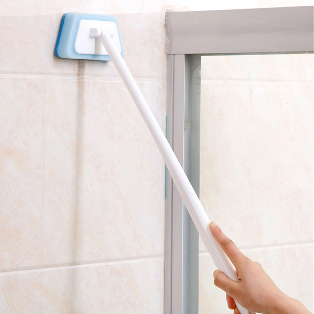 

Sponge Long Handle Sponge Brush No Dead Corners Bathtub Sponge Brush Long Handle Bathroom Floor Tile Brush Brush Sponge Block