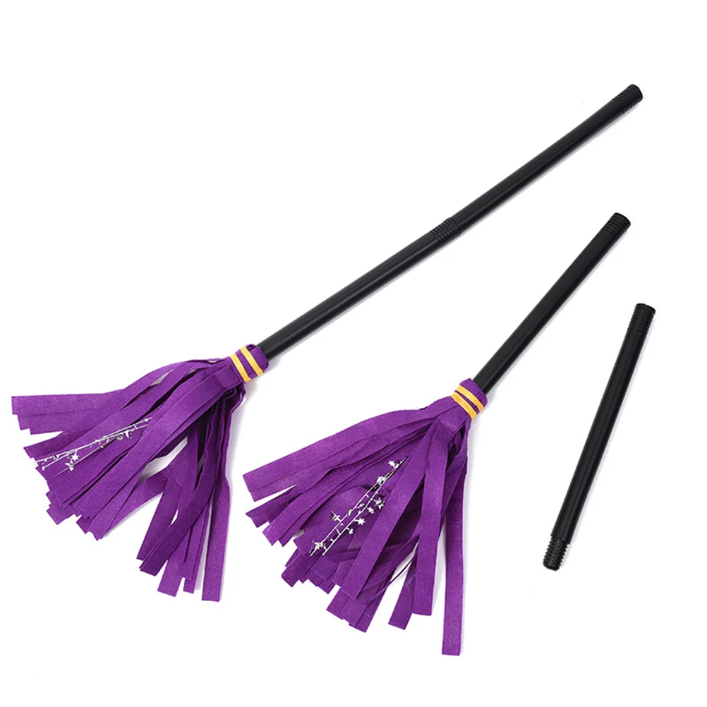 

Broomwitch Props Cosplay Costume Kids Prop Accessoriesbroomstick Decorationparty Wizard Colors Accessory Witches Decorative