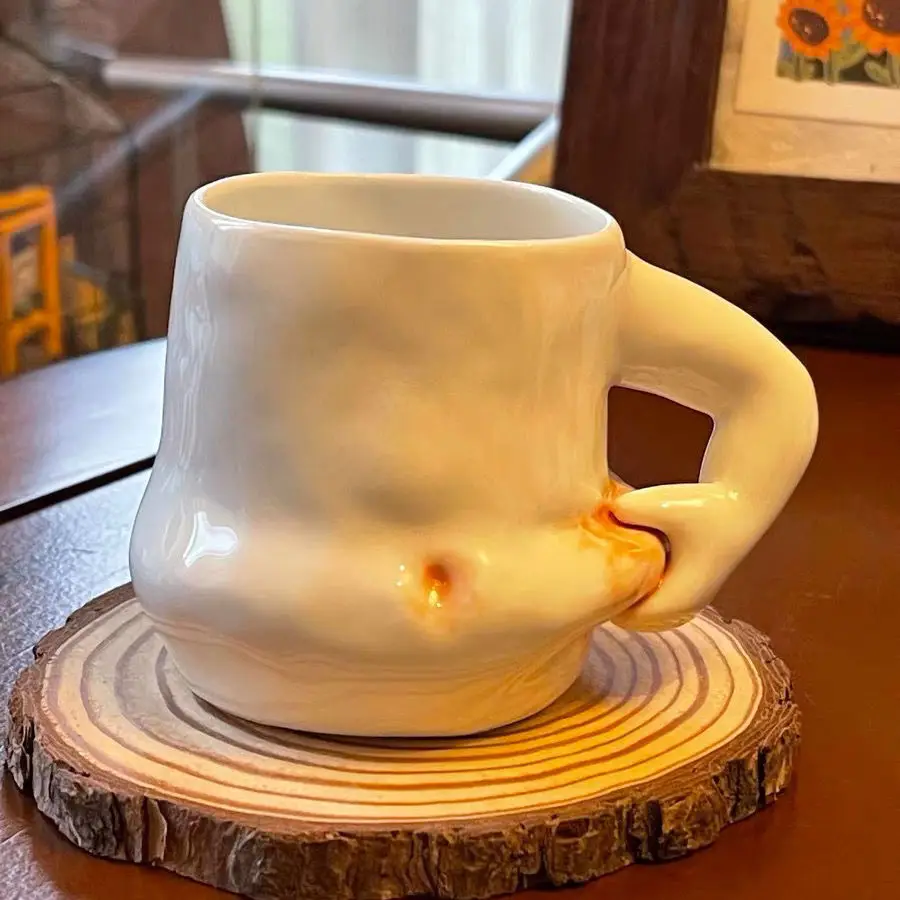 

Высококачественная керамическая чашка с ручным захватом, зеркальная кофейная чашка, стеклянная чашка