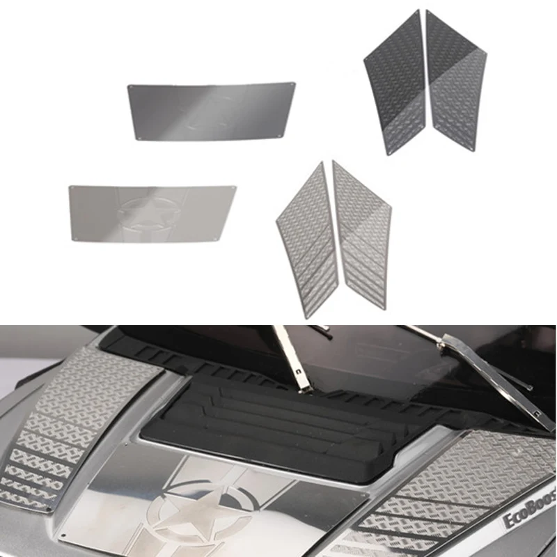 

Металлический колпачок, Центральная противоскользящая Накладка для радиоуправляемого гусеничного автомобиля 1/8 KM Raytheon Ford Raptor F150, обновленные детали