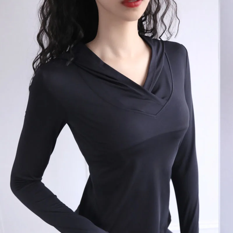2022 Spring Summer New Sports Tops Women's Yoga Clothes Long-sleeved Sports T-shirts Beautiful Back Fitness Clothing Hoodies