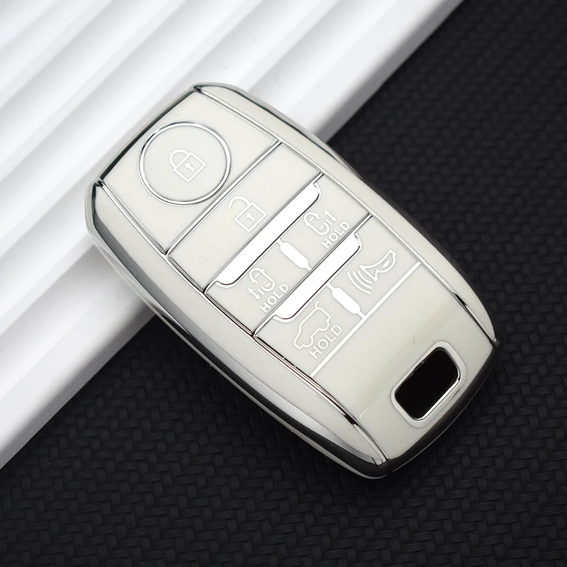 

Чехол из ТПУ на 5/6 кнопок для Kia Sorento Sedona 2020 Sportage Grand Carnival 2019, чехол для автомобильных ключей K5 Kx3 K4, аксессуары