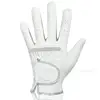 1pc Men's Golf Glove Micro Soft Fabric Breathable Golf Gloves With Magnetic Marker Replaceable White Glove 2