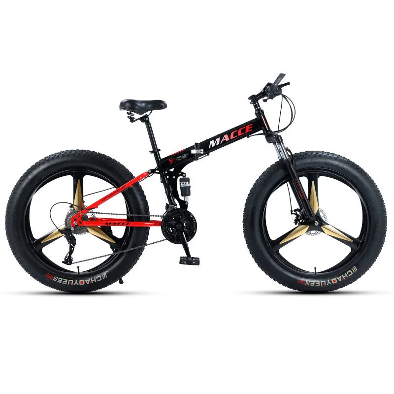 

Складной горный велосипед, колеса с алюминиевым ободком 24 26 дюймов, для взрослых, мужчин и женщин, с переменной скоростью, двойные диски велосипеды с тормозом Mtb