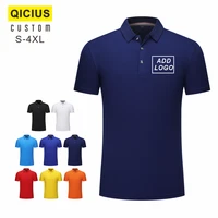 summer fast dry polo player shirt unisex for men for women custom printed embroidery logo polyester blank golf polo t shirt 4xl