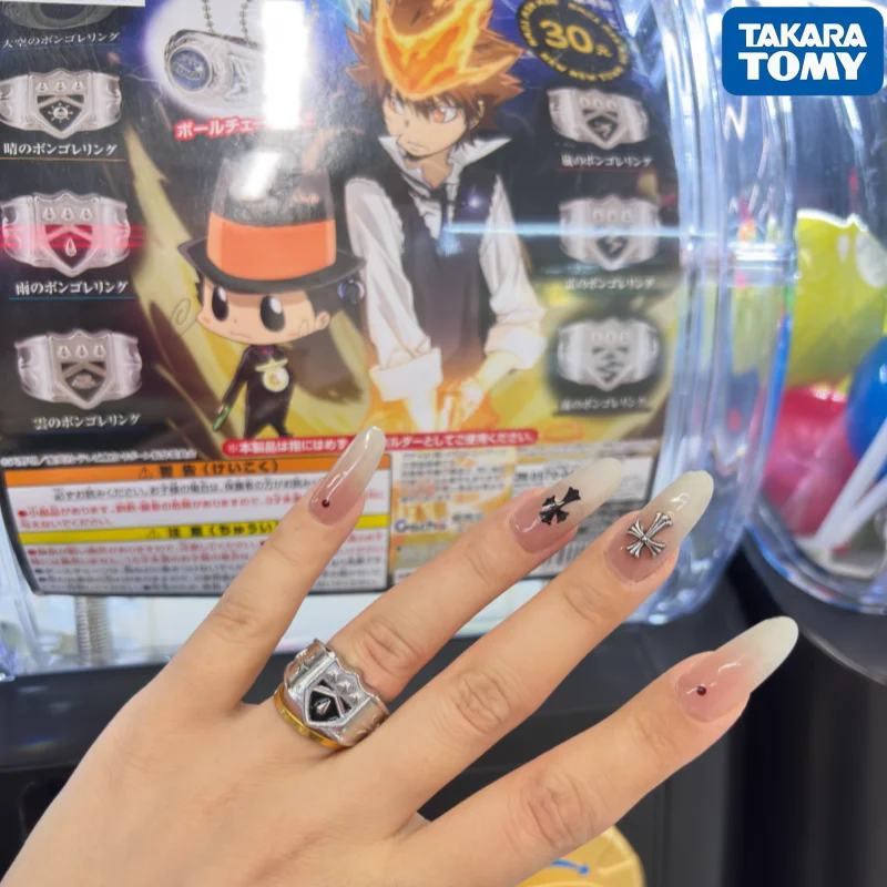 Фото Новый коллекционный брелок-подвеска Takara Tomy Arts Vongola Ring Katekyo Hitman Reborn из сплава для аниме-коллекционеров №3