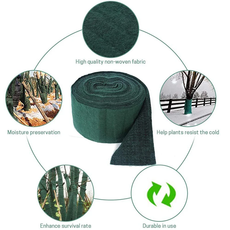 

Tree Protector Wrap, Winter-proof Tree Protector Wrap Plants Bandage Packing Tree Wrap for Warm Keeping and Moisturizing