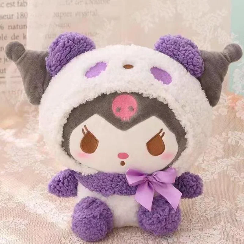 

Sanrio оригинальная куроми коричная Мелодия плюшевая игрушка кукла аниме милая панда переодевающаяся кукла креативный подарок на день рожден...