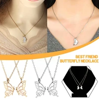 luxury design best friend necklace for women friendship necklace animal card clavicle chain pendant valentine day p8u1