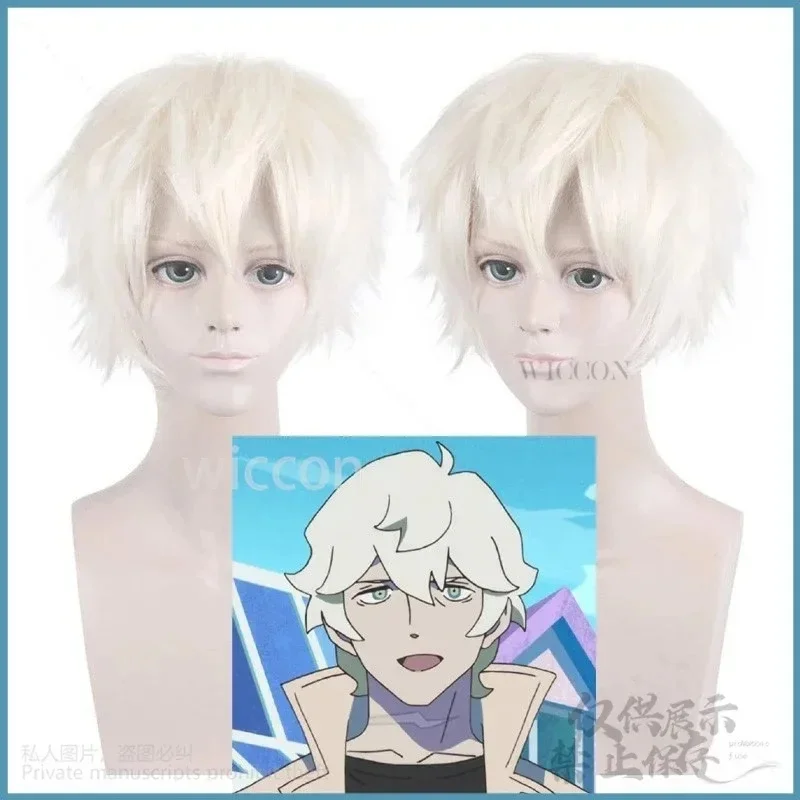Фото A;3\v,7'd/Аниме BNA BRAND NEW ANIMAL OGAMI SHIROU Синтетические прямые короткие парики для косплея для мужчин и женщин Высокое качество;5'b\8/ №4