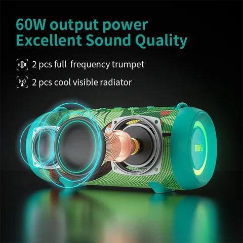 mifa A90 Зелёный Bluetooth-динамик 60 Вт
