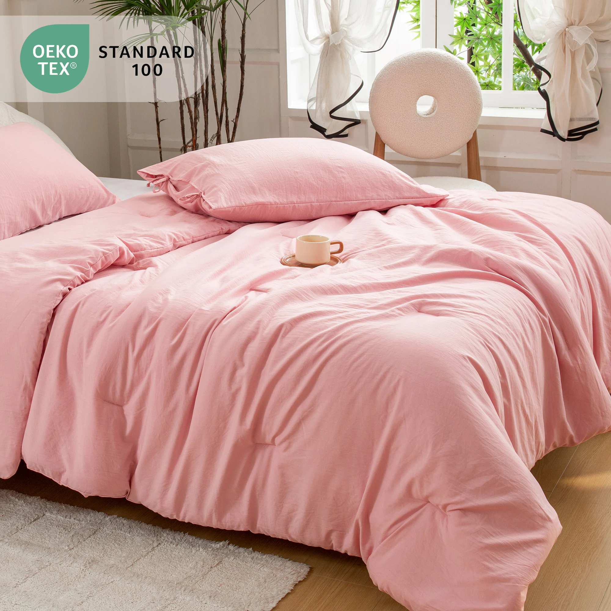 Роскошные двухместные комплекты одеял двухместная кровать текстурированное