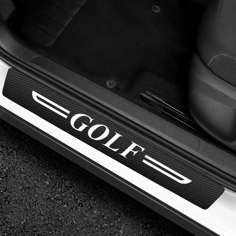 4 шт. защитные наклейки на порог автомобильной двери для VW Golf 7 6 5 MK2 MK3 MK4 MK5 MK6 MK7 MK8