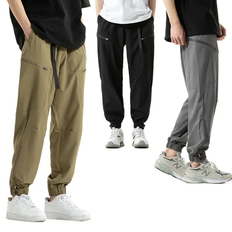 Лето 2024 спортивный стиль на открытом воздухе трехозащитные брюки функциональный