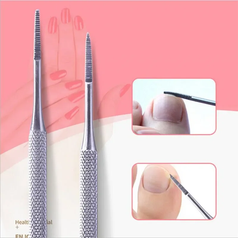 

Nail File Foot Nail Care Hook Ingrown Double Ended Ingrown Toe Correction Lifter File Manicure Pedicure Toenails Clean Tool
