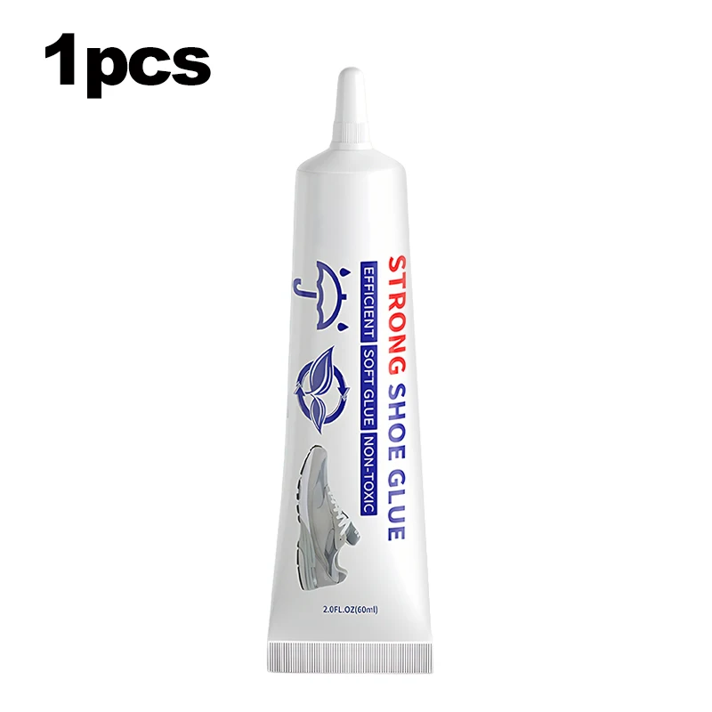 

60 мл сверхпрочный клей для ремонта обуви, универсальный быстросохнущий клей, многофункциональный водонепроницаемый прочный инструмент для ремонта кожаной обуви