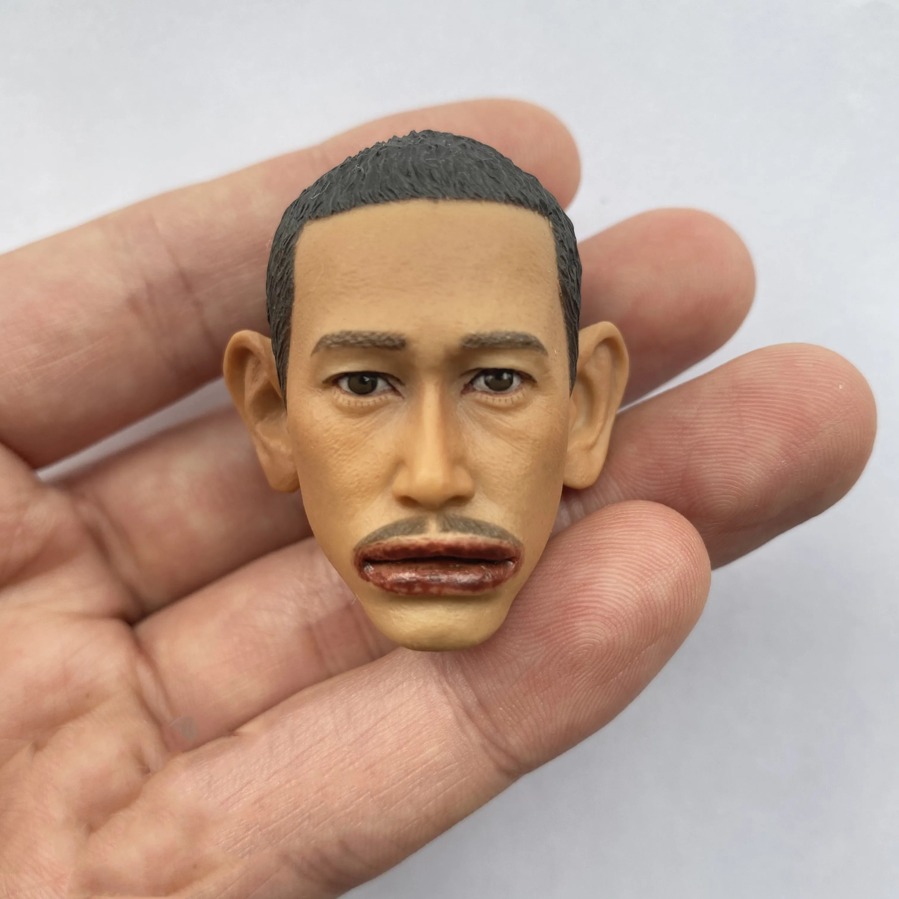 

Tony Leung Chiu Wai Singer Actor Male Head Carving Star Sausage Mouth Model Soldier Doll Model 1/6 Scale Action Figure Toys