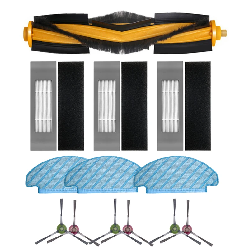 13 шт./комплект, запасные части для робота-пылесоса Ecovacs Deebot OZMO T8 13 шт./комплект, запасные части для робота-пылесоса Ecovacs Deebot OZMO T8