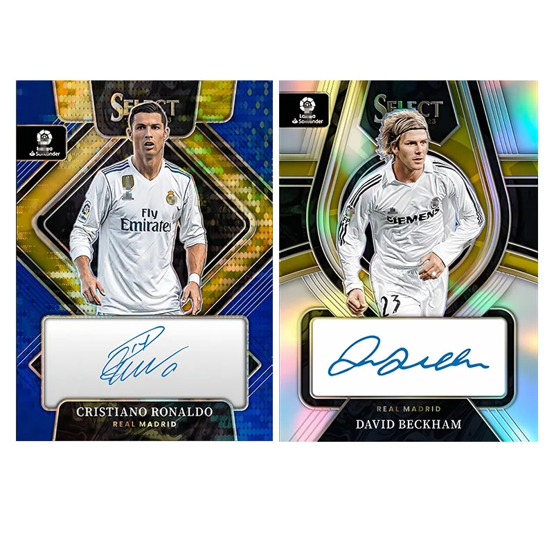 Фото Panini 2022-23 Select La Liga Карты футболиста Zidane Криштиану Роналду Коллекционные карты Вентилятор Рождественский подарок на день рождения №2