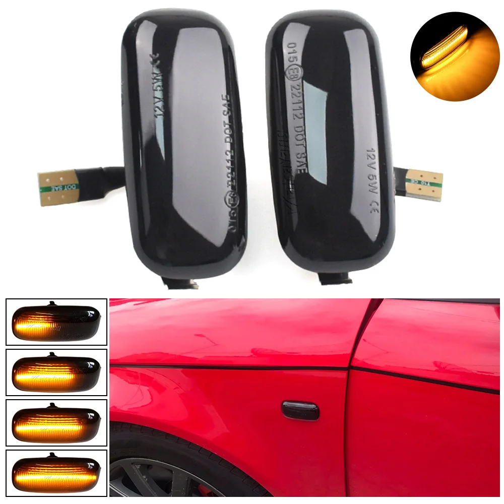 

Для Audi A3 S3 8P A4 RS4 S4 B6 B7 B8 A6 S6 RS6 C5 C7 Светодиодный динамический боковой указатель поворота Последовательный мигающий свет Emark