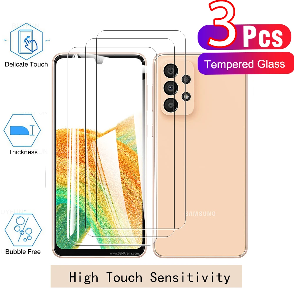 

Комбинация из трех предметов, закаленное стекло на весь экран, защитная пленка, подходит для Samsung A31 / F11 KC / A32 4G/Φ/A33