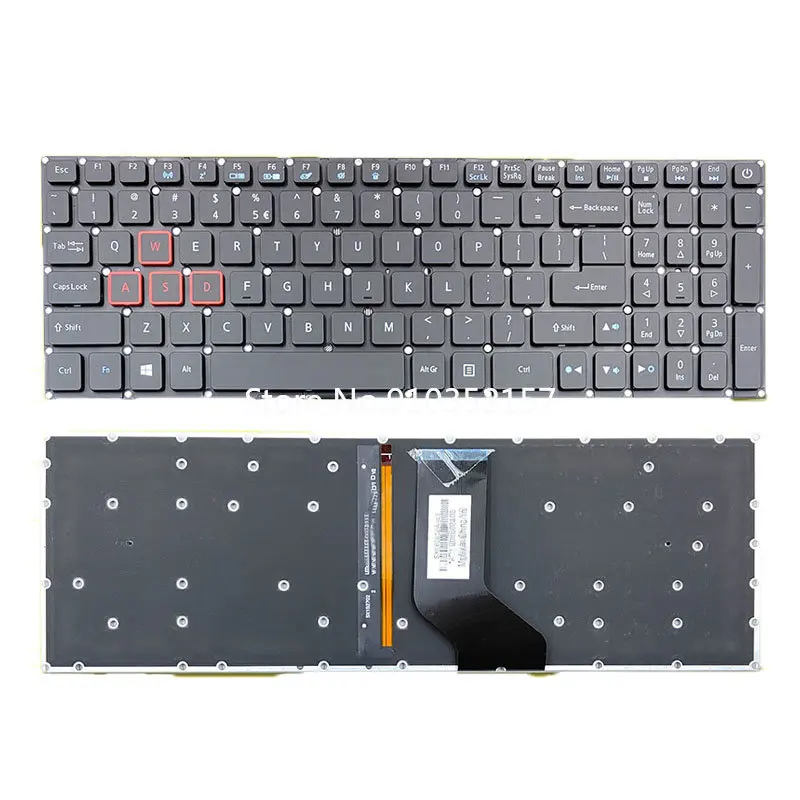 Laptop Backlit Keyboard For ACER Predator PH317-51 PH317-51-74WD PH317-51-7578 PH317-51-78DM 720W 749K United States US New