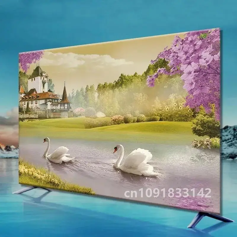 GoodTop Универсальный чехол для телевизора защитный бытовой пылезащитный тканевый