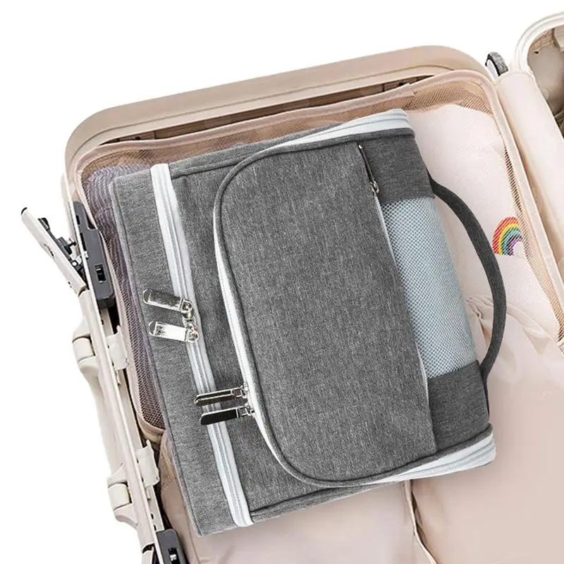 

Hanging Travel Toiletry Bag Waterproof Toiletry Organizer For Men Traveling Hanging Wash Bags For Towel Toothbrush Toothpaste