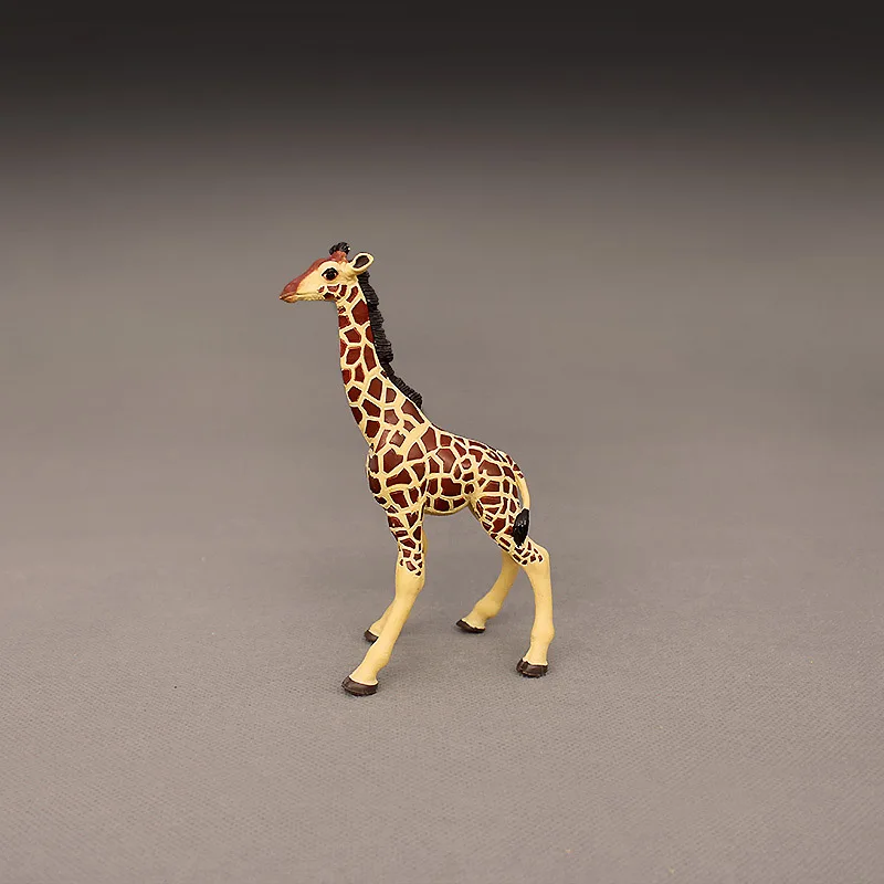 

Mini-simulated Giraffe Animal Model Static Ornaments Doll Gift Collection Display Toy Souvenirs Scene Props