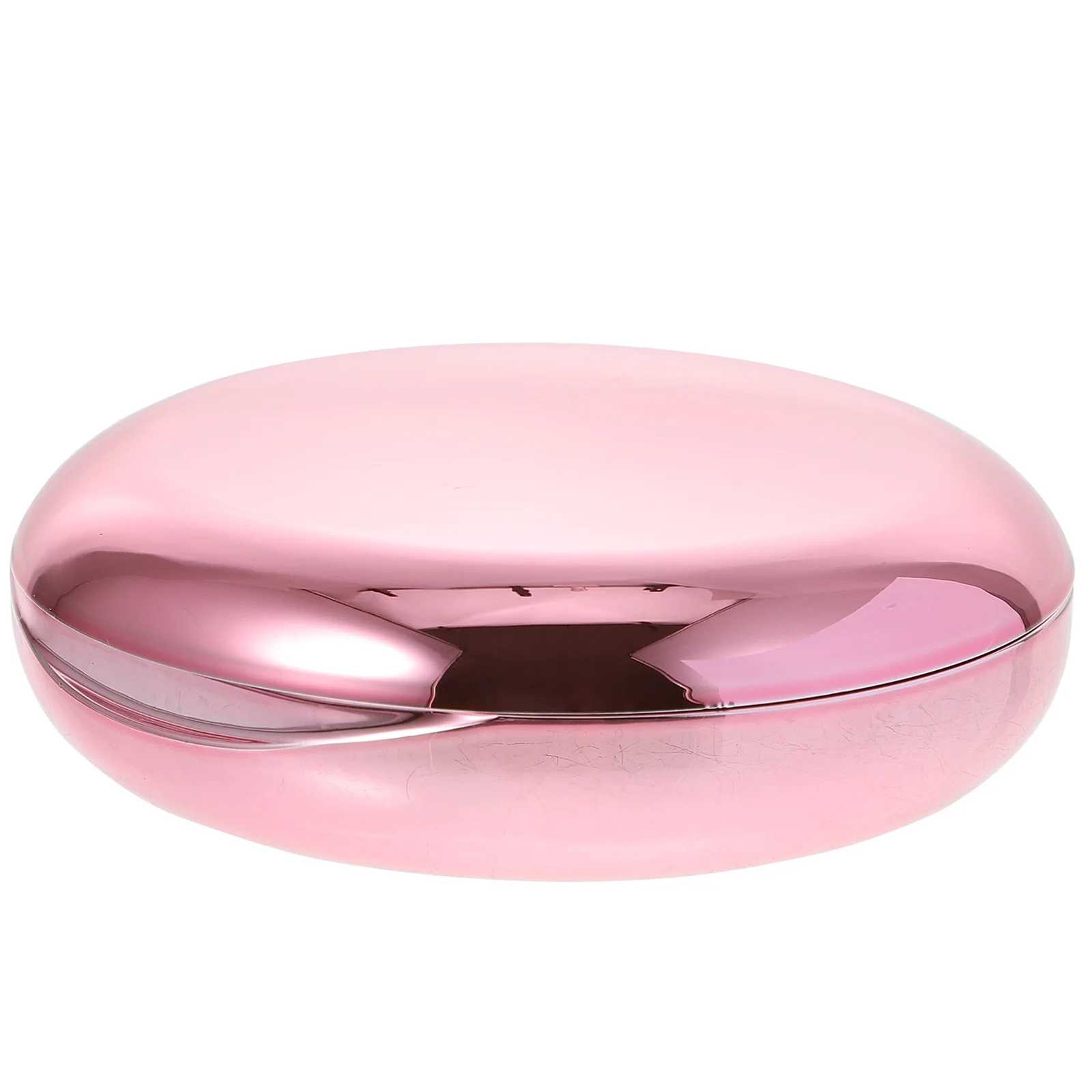

Mirrored Braces Box Mini Retainer Case Dental Fake Teeth Guard Denture Pink Cleaning Supplies