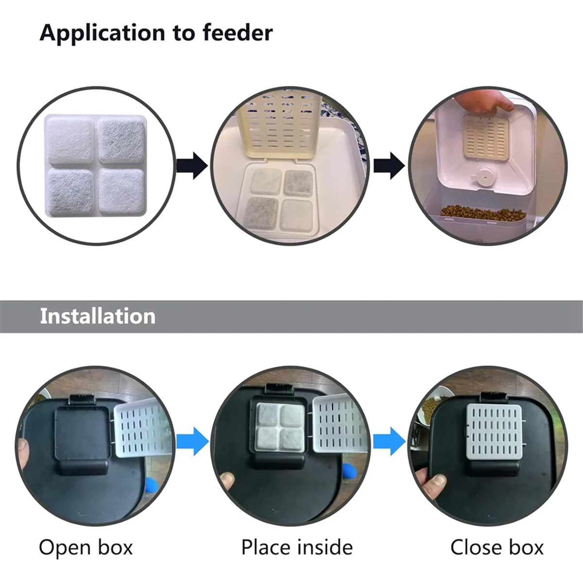 12 шт. сумка для осушителя корма домашних животных Petlibro автоматические кормушки