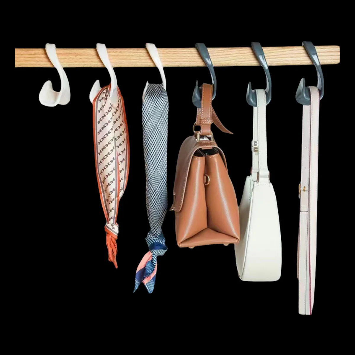 Регулируемые Крючки Для Шарфов Галстуков Шапок Повязок На Голову Изогнутые