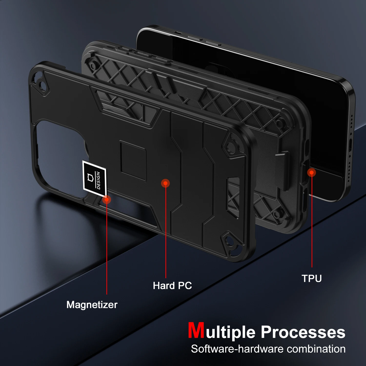 Фото Для Tecno Spark 10 20 Pro Plus 10c 9t 8c GO 9 7P 10 4G противоударный мягкий силиконовый жесткий пластиковый гибридный чехол для телефона 2 в 1 №3