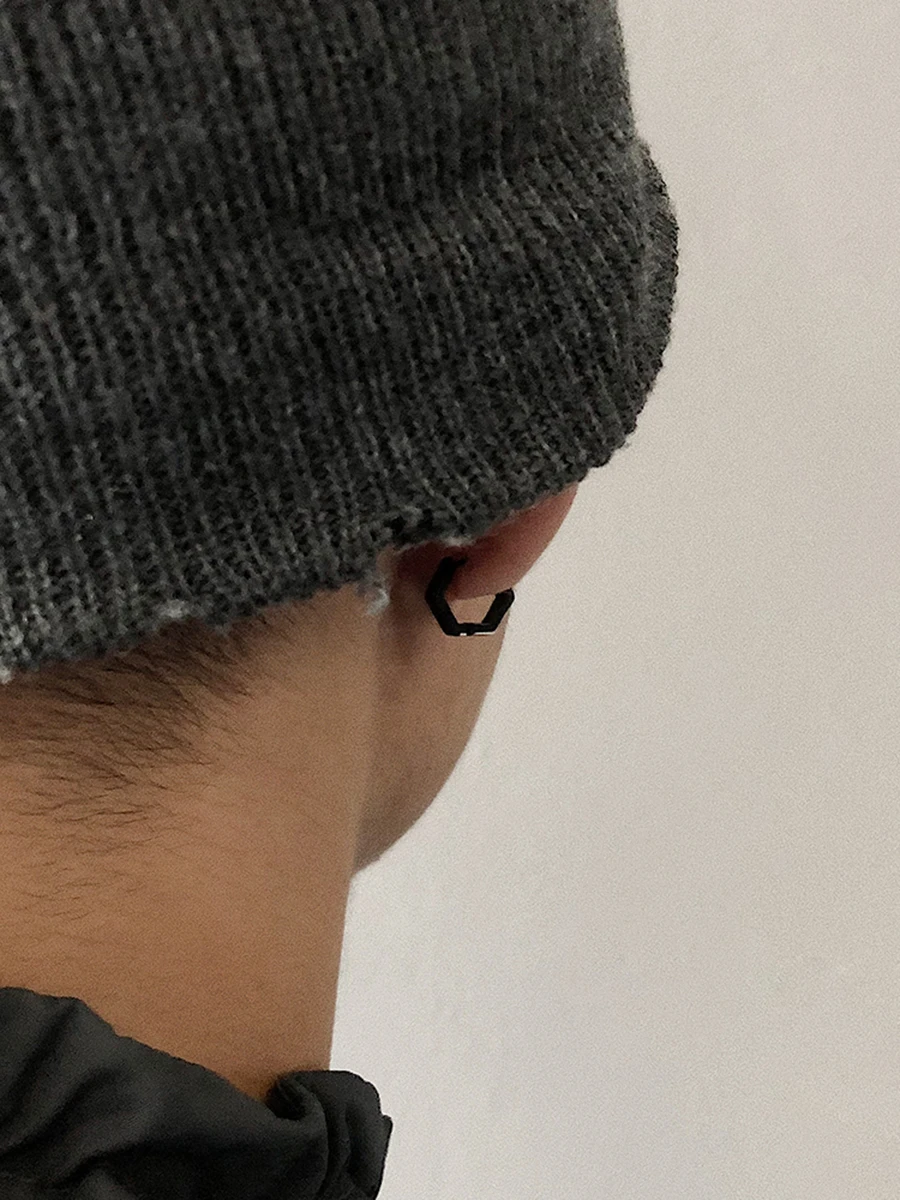 Saz хип-хоп уличные оригинальные серьги-гвоздики мужские рэп простые серьги с