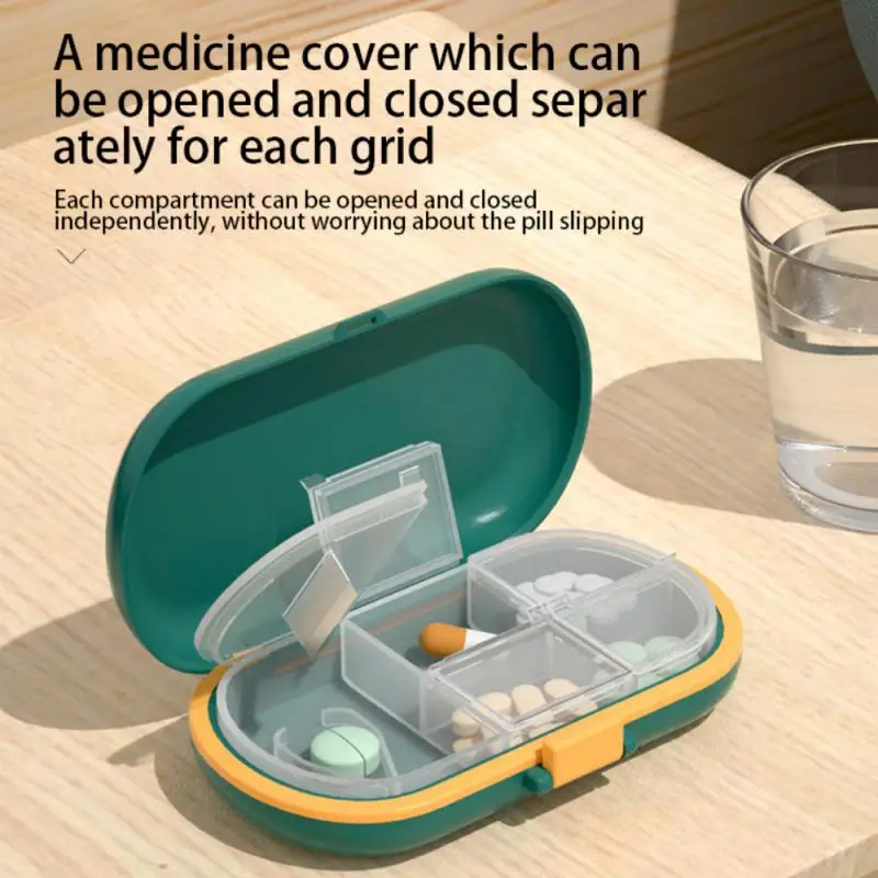 

4/6 Grids Pill Case Pill Cutter Organizer Portable Medicine Storage Container Drug Tablet Pills Box Travel Plastic Pillboxes