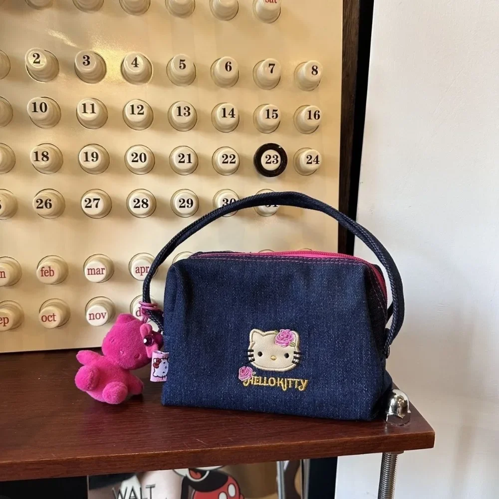 Милая сумка через плечо с рисунком Hello Kitty из мультфильма для девочек